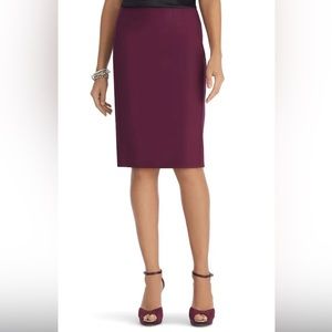 White House Black Market Perfect Form pencil skirt size 12, plum.